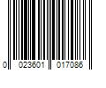 Barcode Image for UPC code 0023601017086