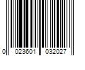 Barcode Image for UPC code 0023601032027