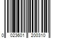 Barcode Image for UPC code 0023601200310