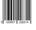 Barcode Image for UPC code 0023601228314