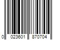 Barcode Image for UPC code 0023601870704