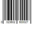 Barcode Image for UPC code 0023602600027