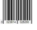 Barcode Image for UPC code 0023614025290