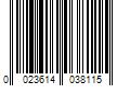 Barcode Image for UPC code 0023614038115