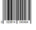 Barcode Image for UPC code 0023614040484