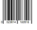 Barcode Image for UPC code 0023614183518