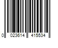 Barcode Image for UPC code 0023614415534