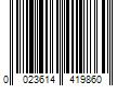 Barcode Image for UPC code 0023614419860