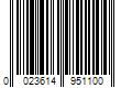 Barcode Image for UPC code 0023614951100