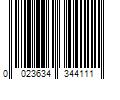 Barcode Image for UPC code 0023634344111