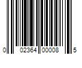 Barcode Image for UPC code 002364000085