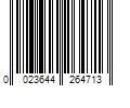 Barcode Image for UPC code 0023644264713