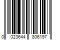 Barcode Image for UPC code 0023644806197