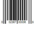 Barcode Image for UPC code 002367000068