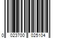 Barcode Image for UPC code 0023700025104