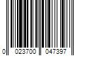 Barcode Image for UPC code 0023700047397