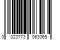 Barcode Image for UPC code 0023773063065