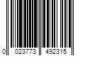 Barcode Image for UPC code 0023773492315