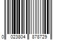 Barcode Image for UPC code 0023804878729