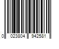 Barcode Image for UPC code 0023804942581