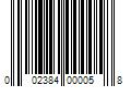 Barcode Image for UPC code 002384000058