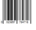 Barcode Image for UPC code 0023857784718