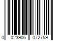 Barcode Image for UPC code 0023906072759