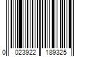 Barcode Image for UPC code 0023922189325