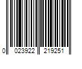 Barcode Image for UPC code 0023922219251