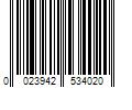 Barcode Image for UPC code 0023942534020