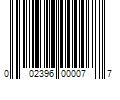 Barcode Image for UPC code 002396000077