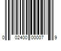 Barcode Image for UPC code 002400000079