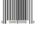 Barcode Image for UPC code 002400000086