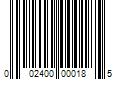 Barcode Image for UPC code 002400000185