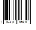 Barcode Image for UPC code 0024000018308