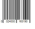 Barcode Image for UPC code 0024000163190