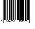 Barcode Image for UPC code 0024000252375. Product Name: Del Monte Foods (4 Cups) Del Monte Bubble Fruit Pear Berry Fruit Cup Snacks  3.5 oz