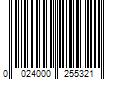 Barcode Image for UPC code 0024000255321