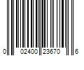 Barcode Image for UPC code 002400236706