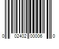 Barcode Image for UPC code 002402000060