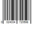 Barcode Image for UPC code 0024034720598