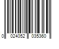 Barcode Image for UPC code 0024052035360