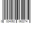 Barcode Image for UPC code 0024052062274