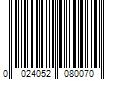 Barcode Image for UPC code 0024052080070