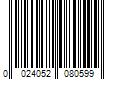 Barcode Image for UPC code 0024052080599