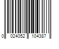 Barcode Image for UPC code 0024052104387