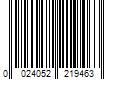 Barcode Image for UPC code 0024052219463