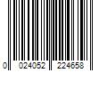 Barcode Image for UPC code 0024052224658