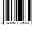 Barcode Image for UPC code 0024052225839