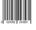 Barcode Image for UPC code 0024052243581